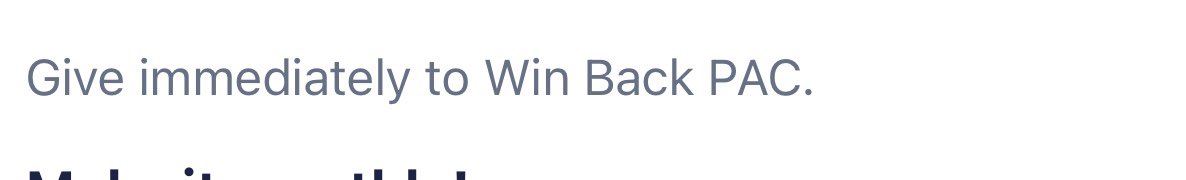 As an example  @ElectroBoyUsa is tweeting ferociously all day about his “Win Back PAC”. Pushing a narrative we all care about, turning seats red and getting rid of the crazies. But where does the money actually go?