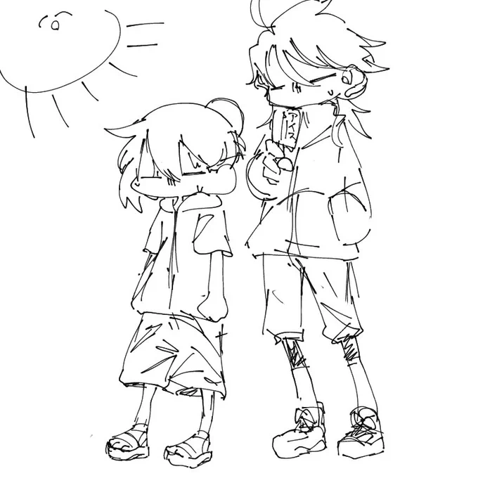 季節というものを知らないらくがきした 