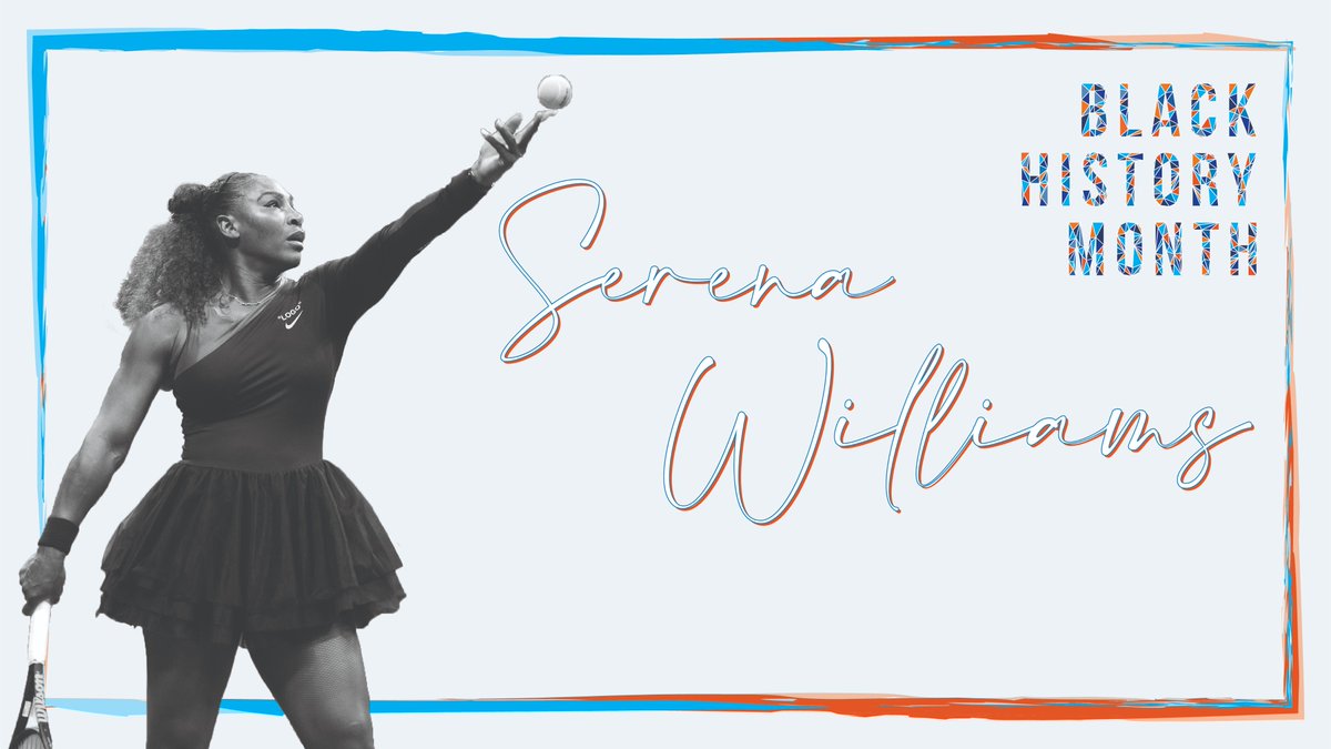 GraziadioSchool's tweet photo. Today, we’re celebrating Serena Williams. The former #1 world single's tennis player revolutionized women’s tennis and boasts 23 "Grand Slam singles." We're proud to recognize her for #BlackHistoryMonth and for the role she plays for athletes everywhere. #DefiningDiversity https://t.co/17Z2iaxbOJ