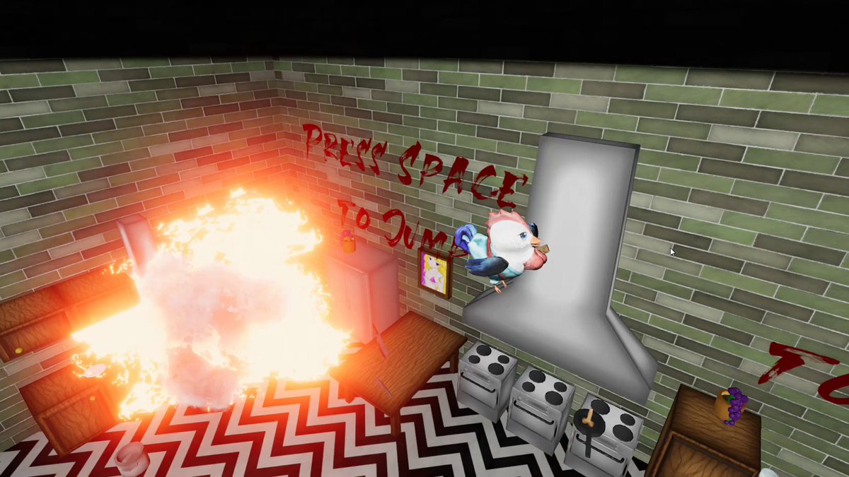 Während der letzten GDW sind tolle Spiele entstanden. Supreme Chicken Samurai Teriyaki Overdrive
Ein Hack &amp; Slash, Side-Scroller indem du als Samurai Huhn deinen Weg aus dem Restaurant bahnen musst. 
Spielt es doch mal:
sites.google.com/view/gamedevwe…