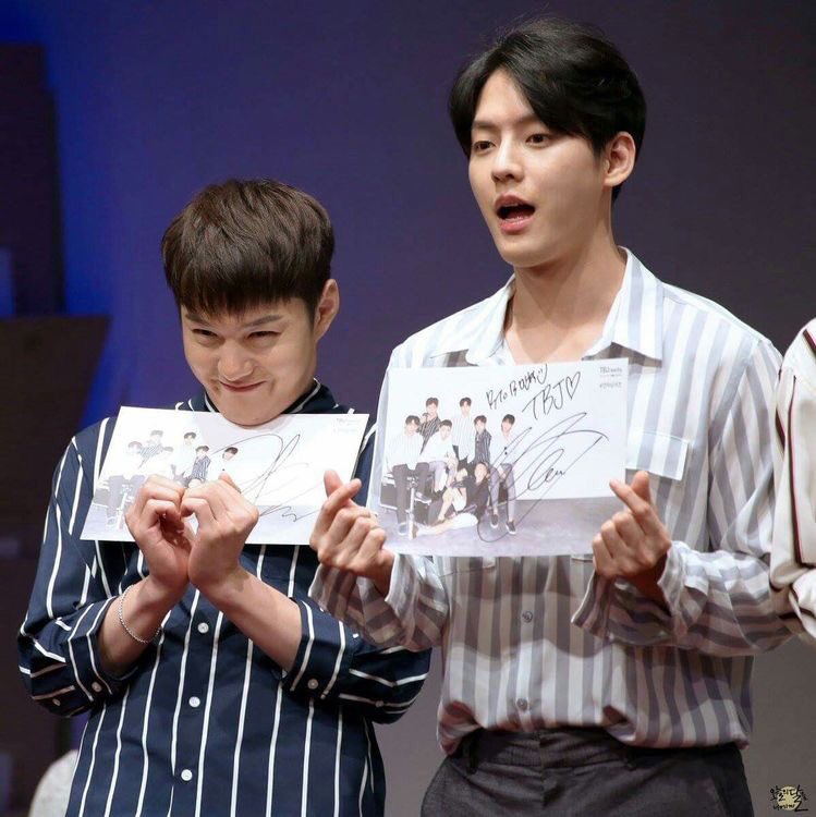 A thread of BTOB MinSub a.k.a Minhyuk and Changsub - the "the rarest get caught out yet they're actually drinking friends" bromance.