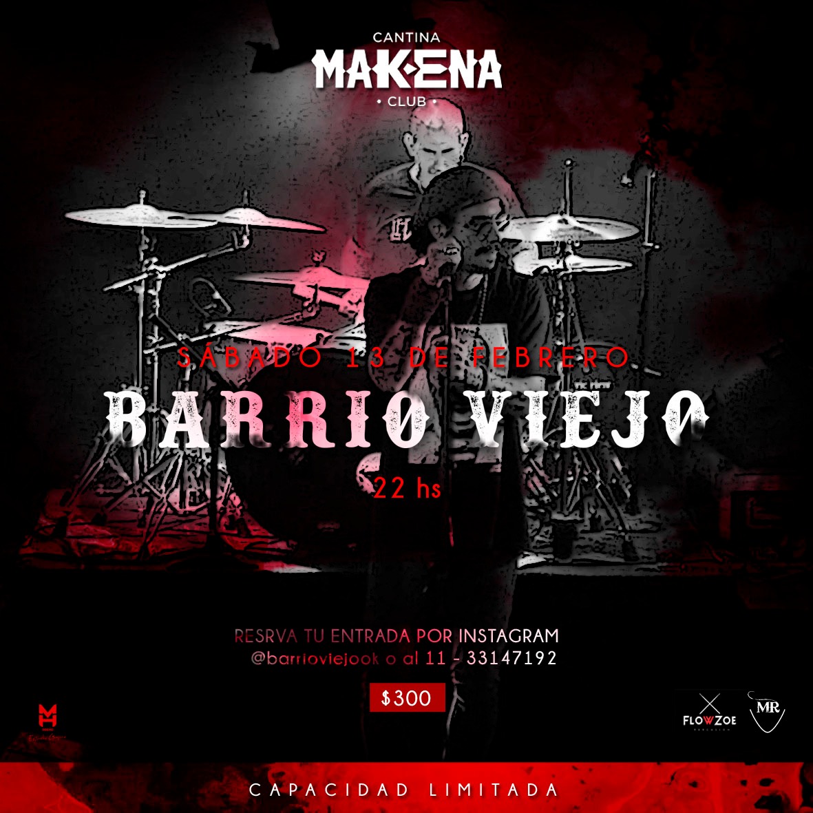 VallSergio's tweet photo. BARRIO VIEJO en Makena este sábado. https://t.co/1zolZQIZPd