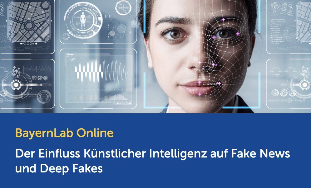 fortiss's tweet photo. Mit #KI und #DeepLearning lassen sich nicht nur Bilder, sondern auch Video und Ton als #FakeNews manipulieren. Wie erkennen wir sie? Welche Lösungen gibt es, um KI zu kontrollieren?
fortiss hält dazu am 17.02. einen Vortrag beim #BayernLab 

https://t.co/3MwBHNaUIy https://t.co/7WnWa6vVLu