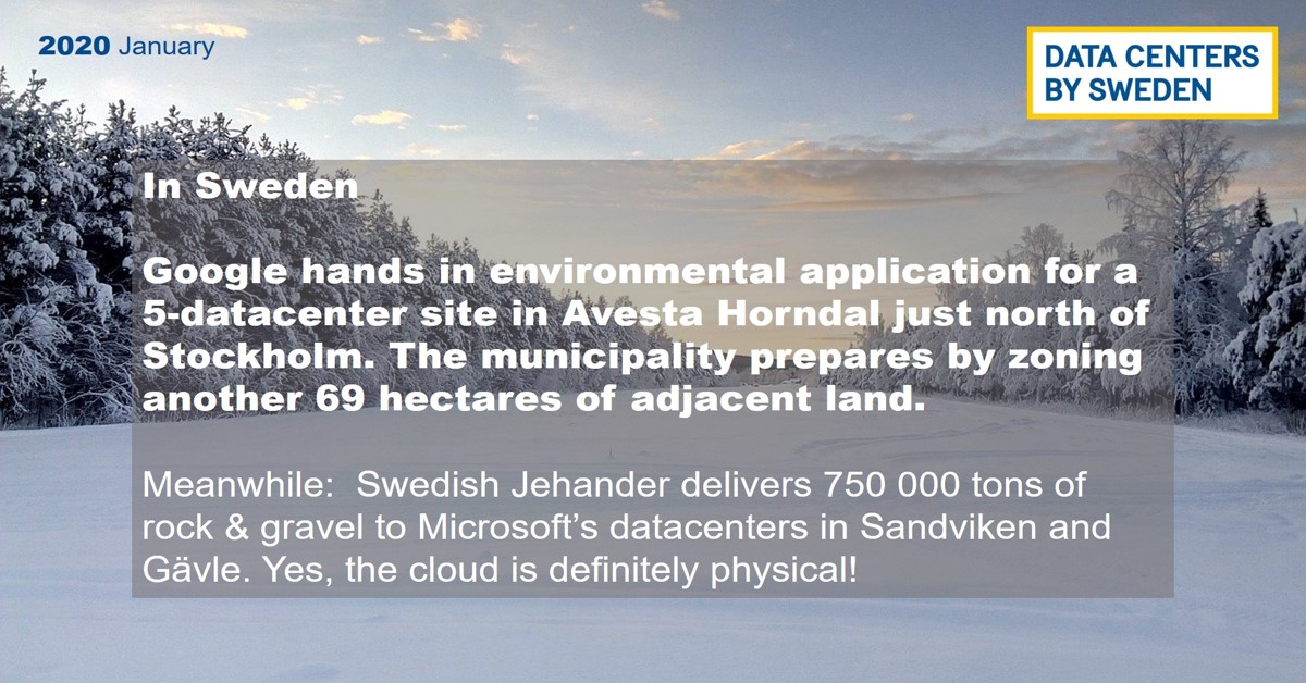 "It's never too late to look back" - our 2020 review of the coolest #datacenter news in Sweden last year! One month at a time #SwedenDC2020. January 2020 here, follow the rest bit.ly/dcbs-LI
#sustainable #datacenter #digital <a href="/Google/">Google</a> <a href="/Microsoft/">Microsoft</a> <a href="/avestakommun/">Avesta kommun</a>