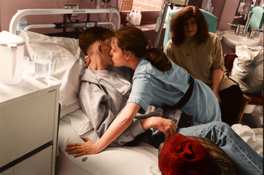 DJstewartwho's tweet photo. Photographer Gideon Mendel refused to fan the flames of prejudice that characterised the AIDS crisis, instead documenting the humanity he found on London's specialist wards. 

The Ward by Gideon Mendel is published by Trolley Books. https://t.co/ur3EBPz1JV