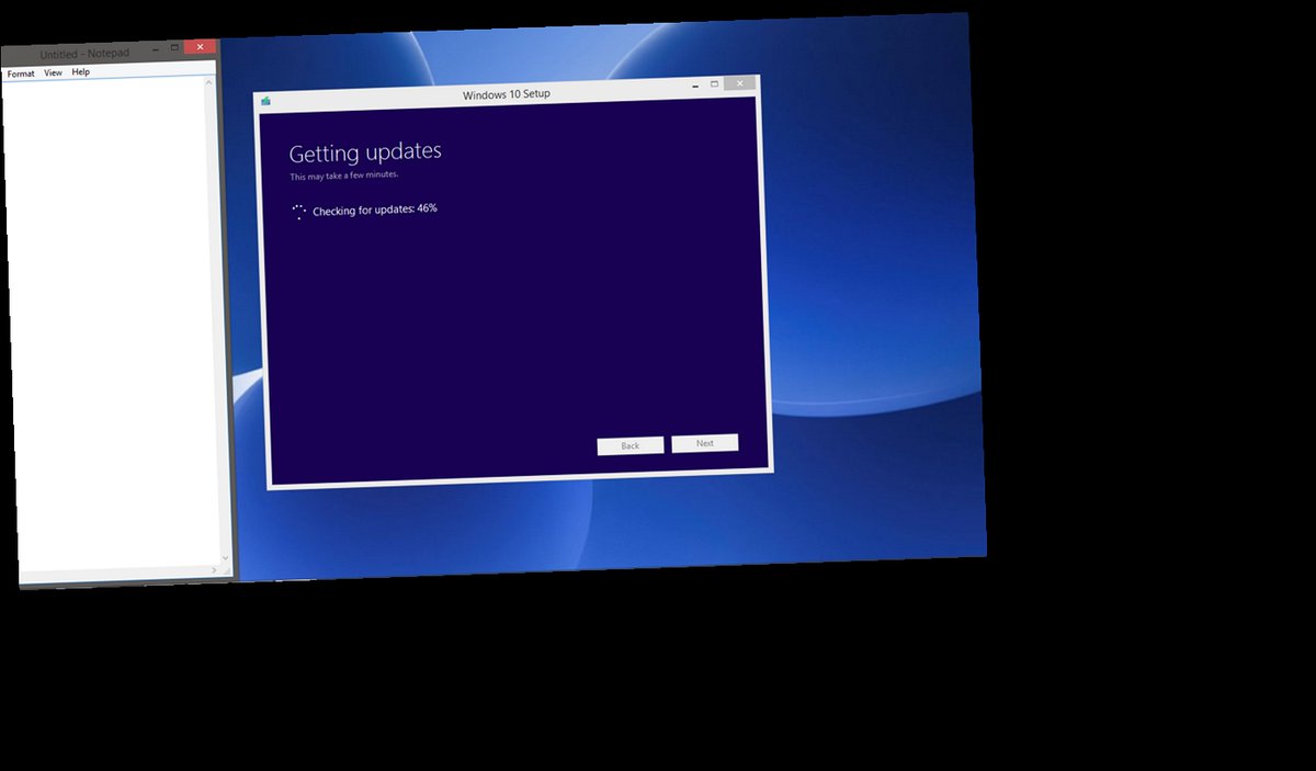 windows 10 download stuck at 46 / Twitter