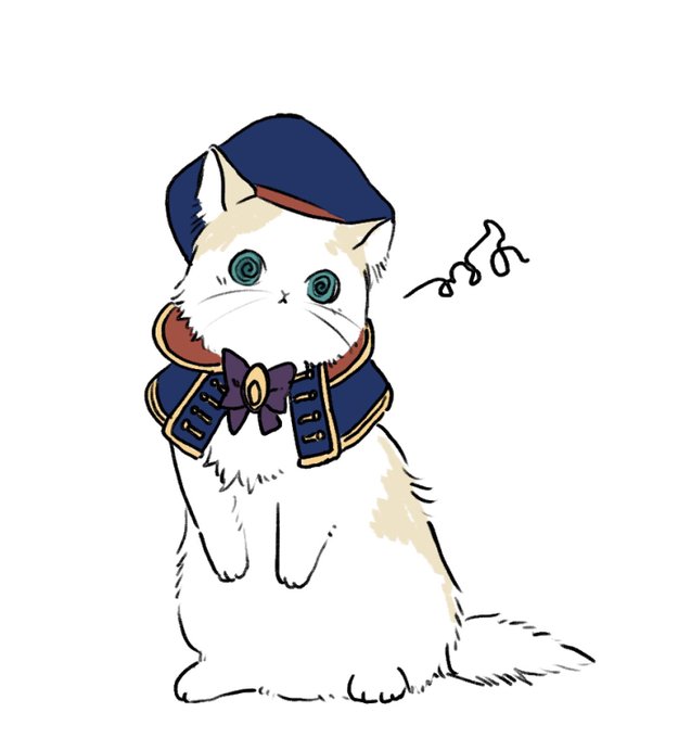 「蝶ネクタイ 白い猫」のTwitter画像/イラスト(新着)｜6ページ目