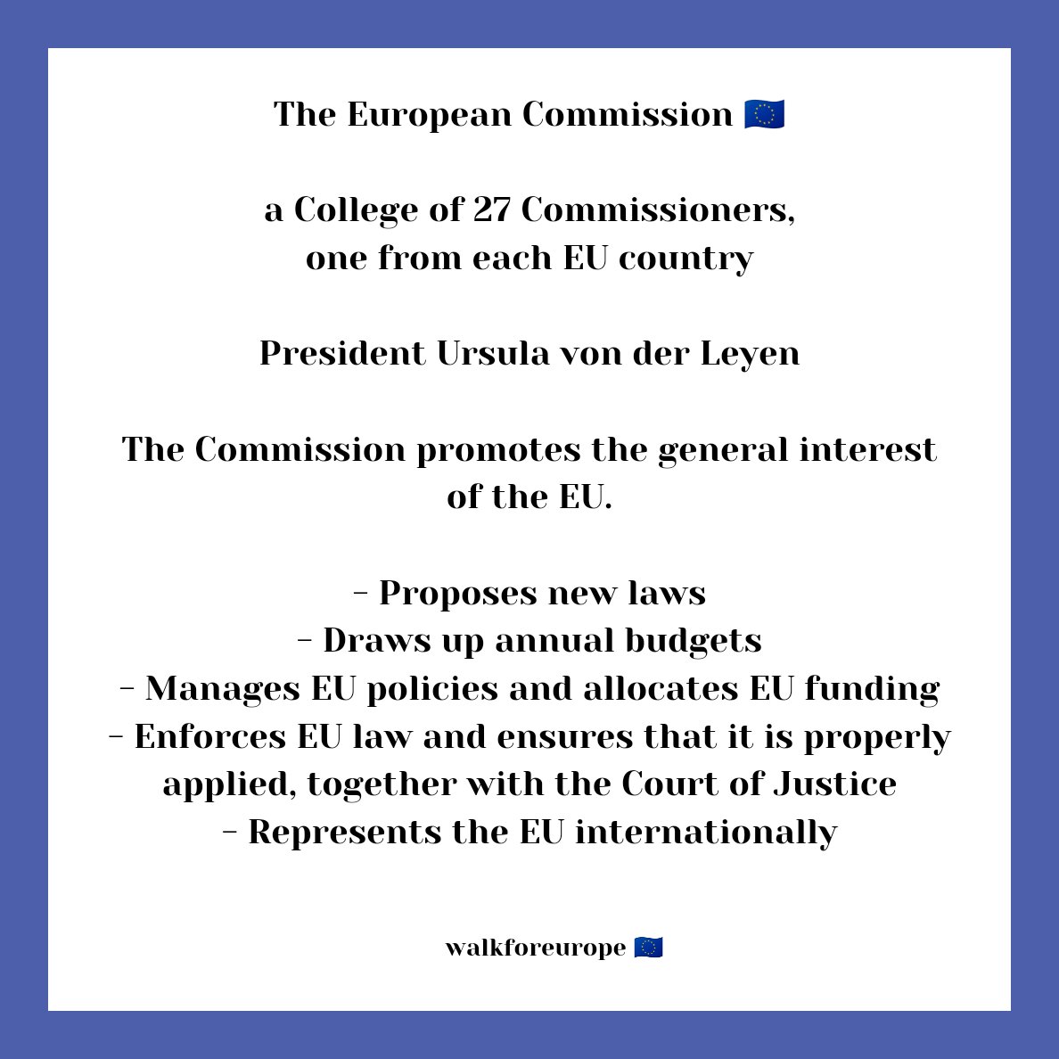 walkforeurope's tweet photo. Petit tour d'horizon des institutions européennes
4 aujourd'hui
#walkforeurope #walkfor #eu #EuropeanUnion #europeaninstitutions #europeanparliament #europeancouncil #europeancommission #counciloftheeu https://t.co/35gasHzUh9