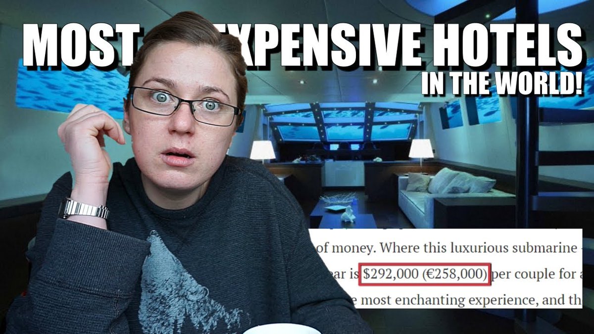 NEW VIDEO!!!

Let's have a look at some of the most expensive hotels the world has to offer!

👇👇👇
youtu.be/EI20qWMiPEY
