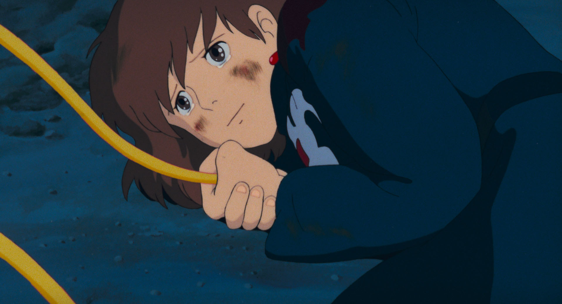تويتر スタジオジブリ Studio Ghibli على تويتر ハーモニー処理 とは 透明なセルに背景美術のようにタッチのある絵を描くことにより 質感やタッチのある絵を動かして見せる手法のことです 背景画のように描かれた王蟲が動いて見えるのは セルに ハーモニー処理