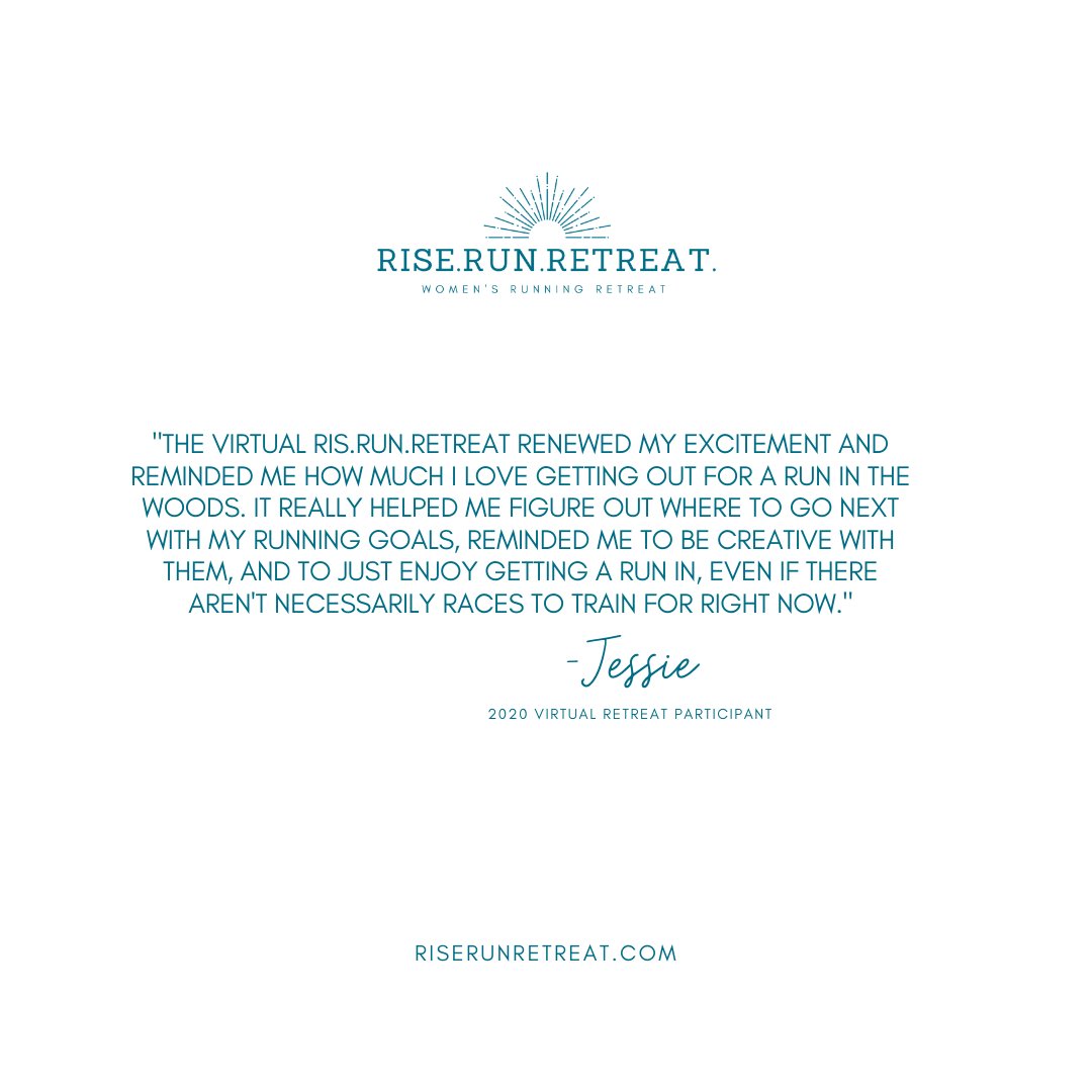Check out what one of our past virtual running retreat participants had to say about our retreat experience!

Sign up now for our February Virtual Running Retreat.

Registration is through February 15th---->>>> bit.ly/3pEFu8R

#runningretreat #womensrunningretreat