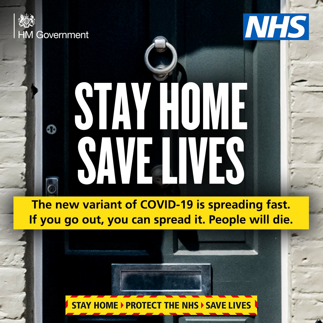 It is against the law to meet socially with family or friends, unless they are part of your household or support bubble.
 
You cannot leave home for recreational purposes, such as social meetings.
 
Do your bit to keep local people safe.
 
stopthespread.doingourbit.info 
 
#doingourbit