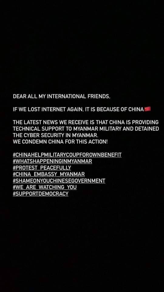Let the world see our situation
#WhatsHappeningInMaynmar 
#ShameonyouChina