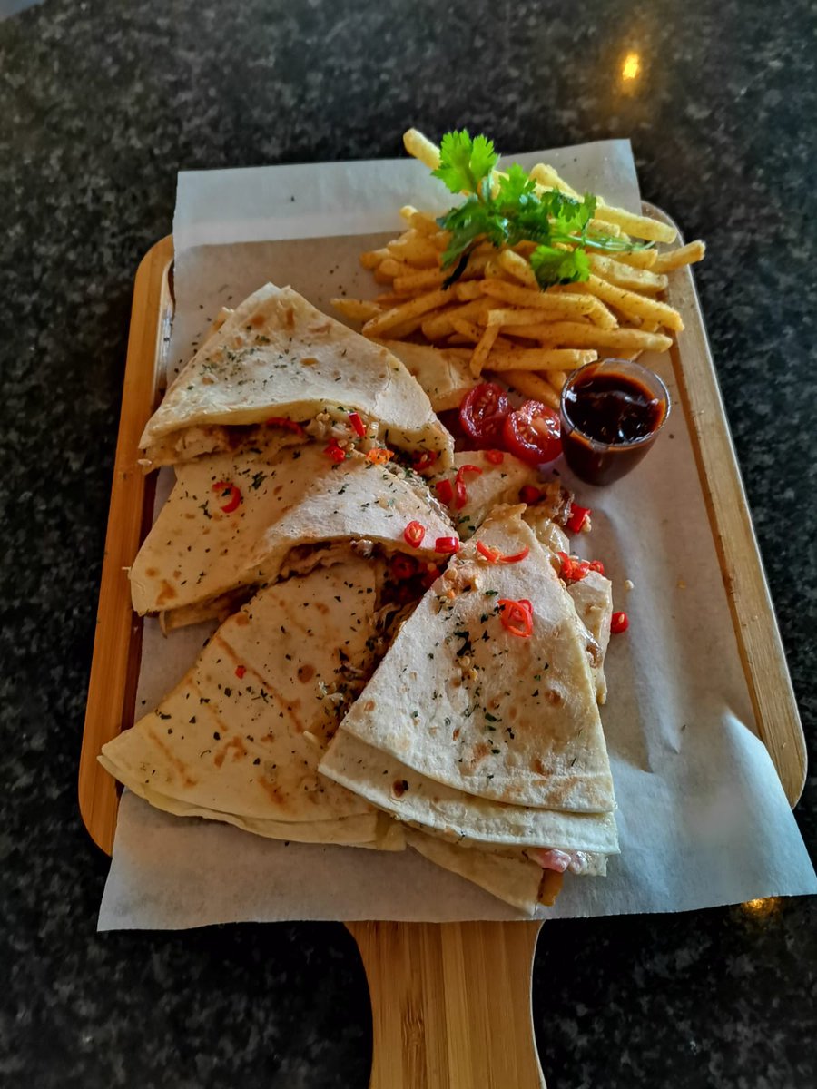 eats_za's tweet photo. WE ARE OPEN!!!!

NEW DISH ALERT! QUESADILLA DISH 🍕🌮

PULL THROUGH FOR LUNCH!🍔🌯🍕🥙🍝🍖🌮🍗👆💃💃💃💃

534 BLOCK DD SOSHANGUVE Thutong Street

Tell 012 001 0514
#MacG
Emtee
#Loadshedding
#CheckPoint
Lori
Koko
#ValentinesDay
Indoda
Messi and Ronaldo
#SONA2021
Eskom
#DisChemDate https://t.co/wnuaMI2Uq5