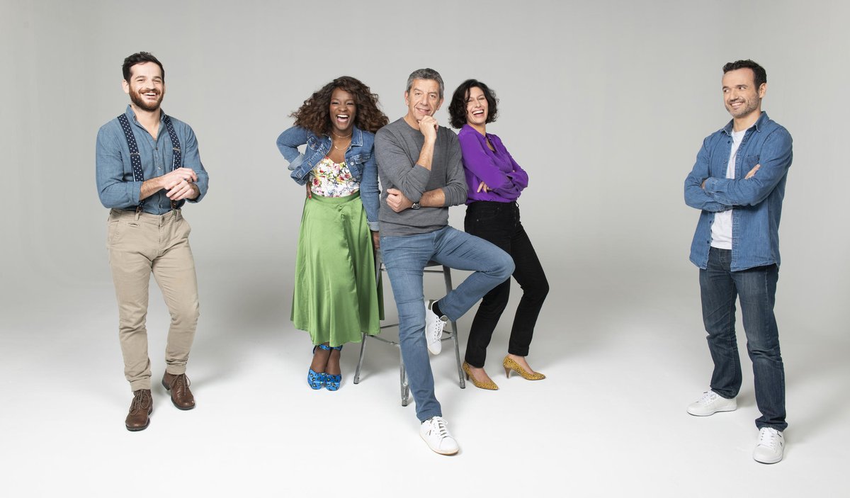 Pour la 1ère émission d' #Antidote Michel Cymes et son équipe de chroniqueurs <a href="/fabienolicard/">Fabien Olicard</a> <a href="/MajorMouvement/">Major MOUVEMENT</a> <a href="/ceciledjunga/">Cécile Djunga</a> <a href="/farahkesri1/">farah kesri</a> recevront Thierry Lhermitte.
Rendez-vous dimanche 21 février à 17.40 sur #France2
 #talkshow #Sante #Science