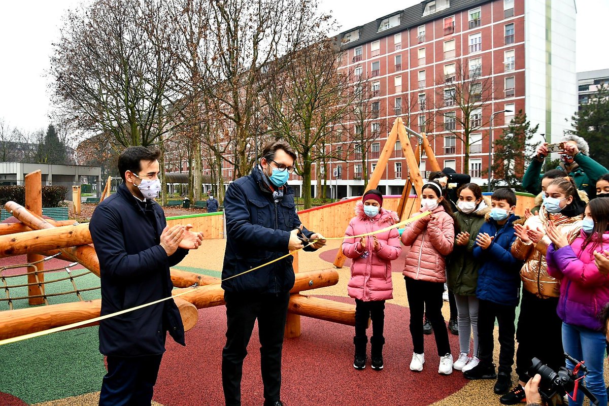 UILDMnazionale's tweet photo. Fieri di far parte di un altro grande risultato per il diritto al #gioco di tutti i #bambini! Inaugurata area giochi accessibile Piazza Paci #Milano.
@FComunitaMilano @FondCariplo @ComuneMI #UILDM @LabilitOnlus @AnffasOnlus @PisMilano #Ledha @UiciPresidenza #InterCampus https://t.co/md4P8f8Ryu