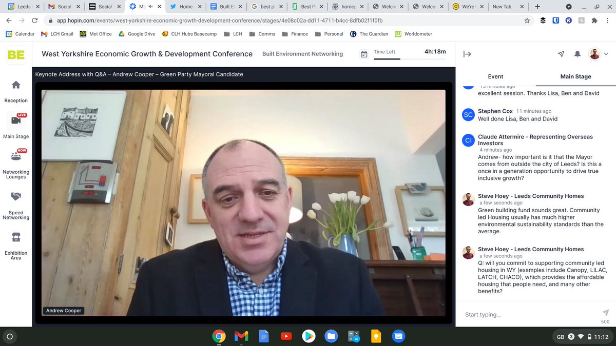 Now asking Andrew Cooper,  @clrandrewcooper Green Party candidate the same question...