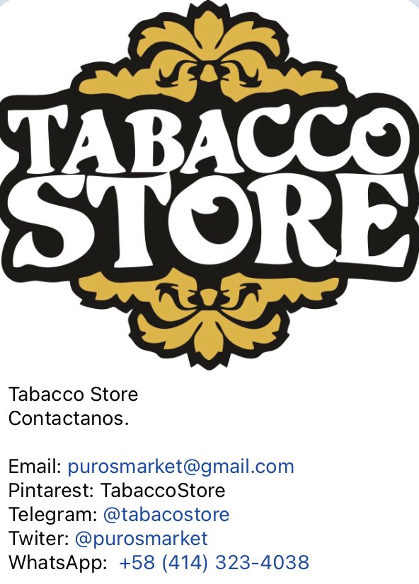 purosmarket's tweet photo. Visita nuestro Canal en Telegram y disfruta con nosotros el placer por los buenos humos y largas cenizas. #tabacos #cigars #cigarsstore #tabacostore #tabacosenvenezuela #ventadetabaco https://t.co/tGrALqYdTS https://t.co/YPVCipiqhg