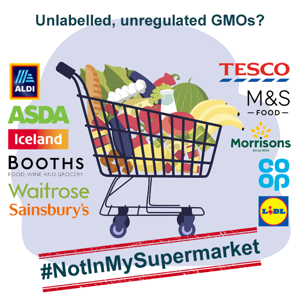 slowfooduk's tweet photo. The public is against #GE and #GM food, and we're calling on major supermarkets to provide a statement that they won't stock these foods if the govt chooses to deregulate them. Join our campaign #NotInMySupermarket and learn more https://t.co/sI96pOU9QX https://t.co/HMyILGrgHV