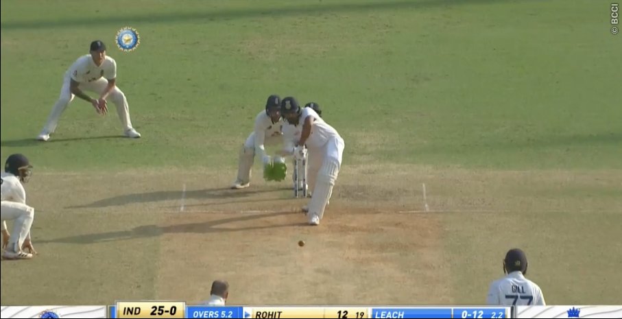 Rohit, for starters, only faced three balls of spin before being done in by a peach. He seemed a tad bit late on his defense, but you really can’t do much about a delivery like that. Can’t fault him for that one.