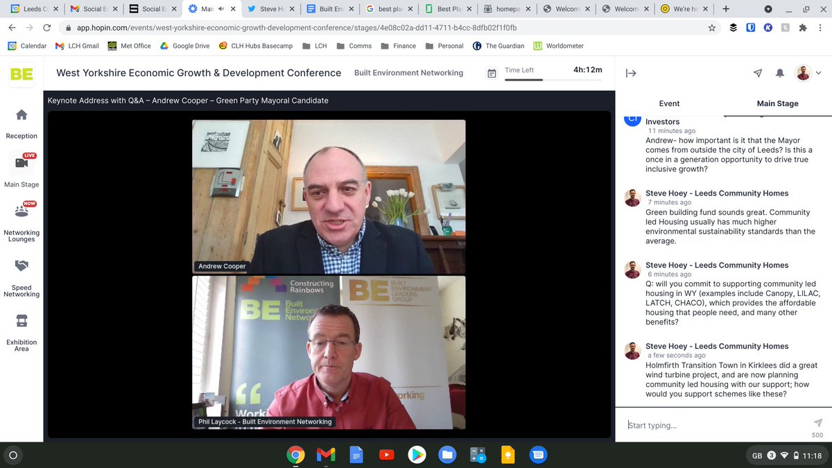Says  @clrandrewcooper : "seed funding is key to great projects like  @EcoHolmesCLT  @HoTTinHolmfirth  #communityledhousing - Mayoral budget won't fund ALL costs of these, I would champion a funding competition to support schemes like this"