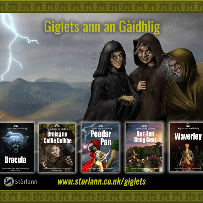 storlann.co.uk/giglets

Tha Giglets Gàidhlig uaireannan ainmeil agus uaireannan nan leabhraichean clasaigeach an ìmpis a dhol air dhìochuimhne, a tha air an ath-chruthachadh agus air an atharrachadh airson luchd-leughaidh an latha an-diugh.

#Gàidhlig #Cleachdiaigantaigh