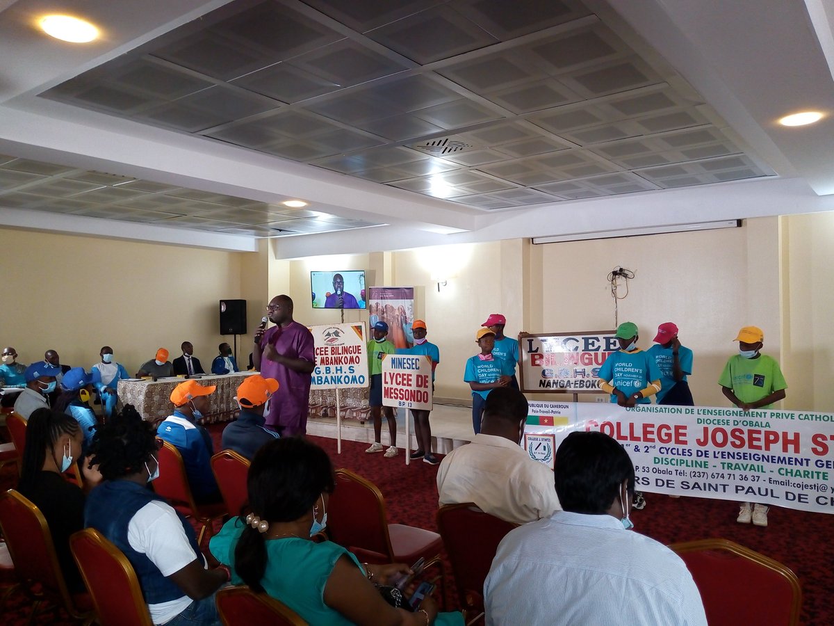 Le_TDK's tweet photo. C'est parti pour la finale nationale des Cop's d'abord
#Cops21
@unicefcameroon https://t.co/pM1zu1qHxZ