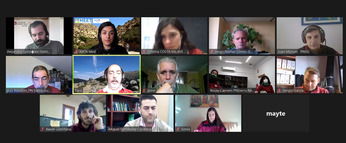 Visits to #protectedareas have almost doubled during #COVID19 crisis, creating new management challenges. Today during @Ecounion's webinar "NATUR: Conservar y Evitar Masificación en PN" we shared experiences from <a href="/MedEcotourism/">MEET Network</a> #DESTIMEDPLUS #IUCNGreenList ecounion.eu/portfolio/natu…