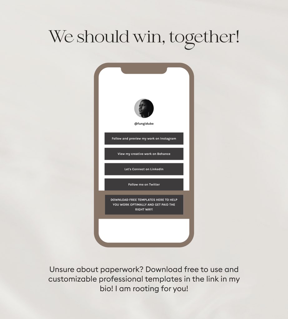 Lastly, l believe that we should all win together. I am always referring to the downloadable templates in my resource folder. Kindly make use of them if you’re unsure about paperwork. Developing foolproof systems helps in garnering confidence and optimizing conversion rates!