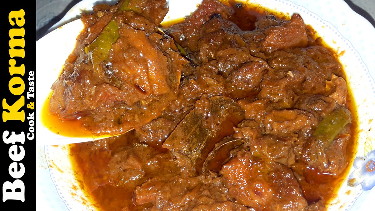 শাহী বিফ কোরমা/গরুর মাংসের কোরমা. Degi Style Beef Korma Recipe. Eid Special Homemade Beef kurma.
Full Video Recipe >>:: youtu.be/Av4ZGd2-tEM

#BeefKorma​ #eidRecipe #CookAndTaste #BangladeshiKorma​ #recipe #cooking #food