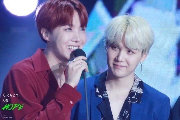 Yoongi:Hoseok:Yoongi: *sparkly soft eyes*a short thread 