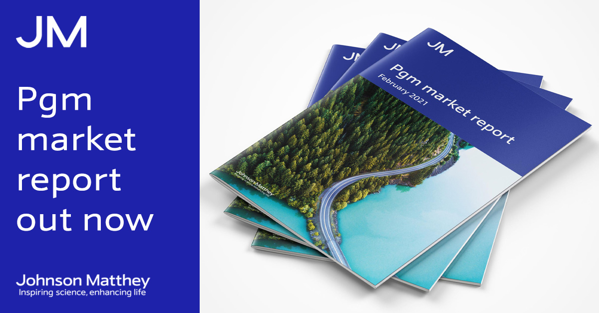 Johnson_Matthey's tweet photo. You can now read our new #PgmMarketReport, reviewing the supply and demand of #pgms in 2020 as well as looking at what this could mean for 2021.
https://t.co/47k4kLa0FK
#preciousmetals #marketresearch https://t.co/W5GRNTnlLF