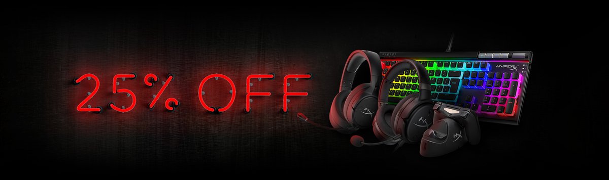 paradisecentrl's tweet photo. Thinking of upgrading your gaming setup? @HyperX have 25% off select peripherals until February 14th - check the link below to see the deals! 🎮
https://t.co/64nZhDXWTY
#bemyplayer2 #HyperXFamily #ad https://t.co/lmrUiQjJ20