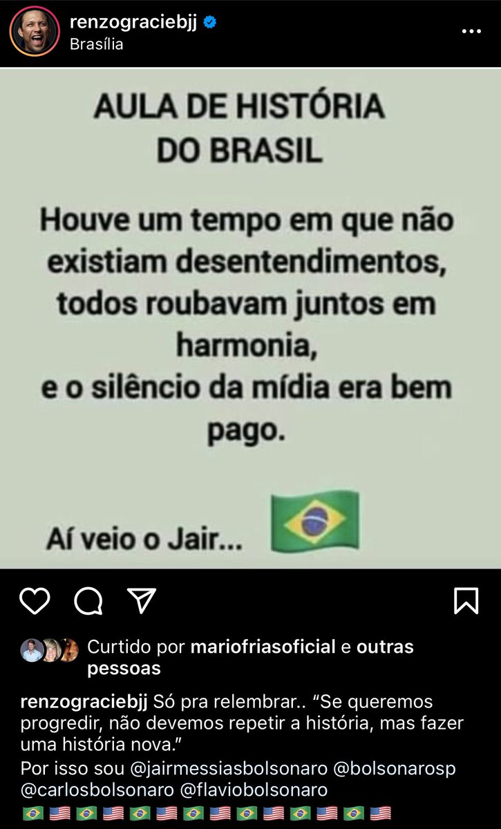 BolsonaroSP's tweet photo. E não é que o @RenzoGracieBJJ não é só professor de jiu jitsu?! O cara tá dando aula de história para a esquerda também! 👏 https://t.co/4rh5NjNCsf