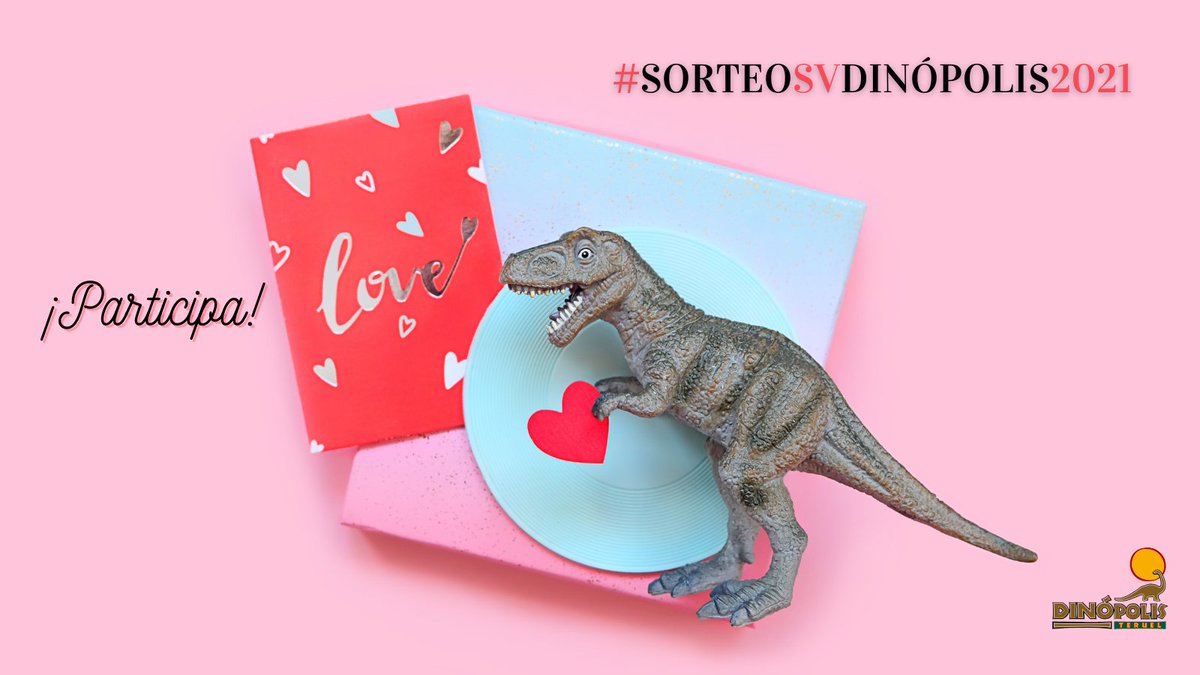 🅟🅐🅡🅣🅘🅒🅘🅟🅐 ¡Síguenos, Retuitea y comenta cuál es ese #hobbie al que le pones todo #corazón y que más te apasiona + hashtag #SorteoSVDinópolis2021 + mención 
<a href="/DinopolisTeruel/">Dinópolis Teruel</a>!😍👉Y ᴘʀᴇᴍɪᴀᴢᴏ: ¡3 packs de #RegalaDinópolis están en juego!📲+info: bit.ly/3q1GhRo