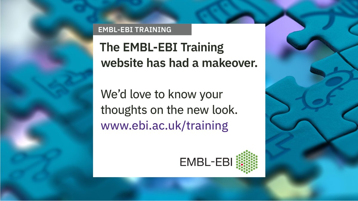 EMBL-EBI Training tweet media