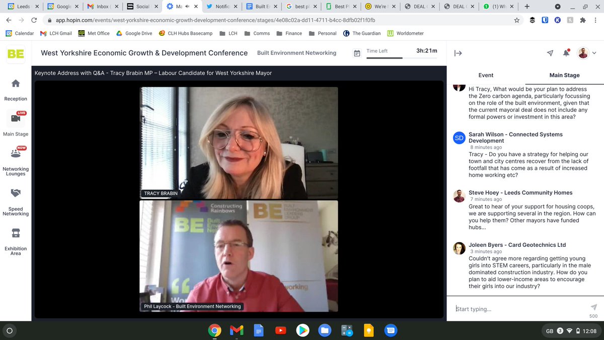 ..and the answer from  @TracyBrabin : "yes absolutely, this is the way forward, I want to talk to all housing groups about a joint approach". Great news for  #communityledhousing in the region, support from 3 main candidates!