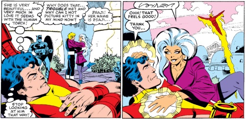 Marvel’s first line-wide crossover event was “Secret Wars” in 1984, an event that caused some notorious continuity complications for Claremont in the pages of X-Men, perhaps serving as an example of the challenges these events create. 3/7