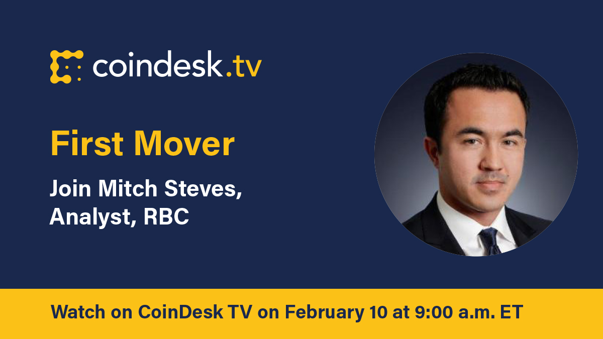 RBC analyst Mitch Steves has quite the take on @apple entering the crypto  space, claiming it might be the next company eyeing crypto investments.  Steves joins First Mover on #CDTV at 9