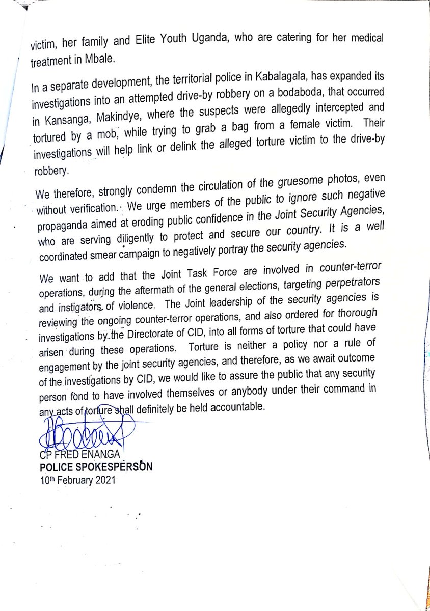GRUESOME PHOTO OF ALLEGED TORTURED MALE WERE DOCTORED
upf.go.ug/gruesome-photo…