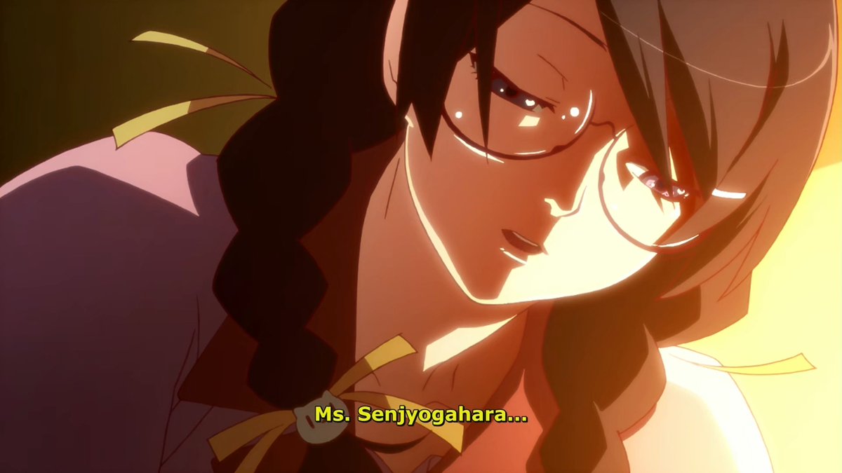 About how Hitagi is much more attractive now than she was in middle school. The real meaning behind Hanekawa’s comment can be taken as the society derives beauty in people we can admire from a distance without the baggage that comes along with emotional involvement.