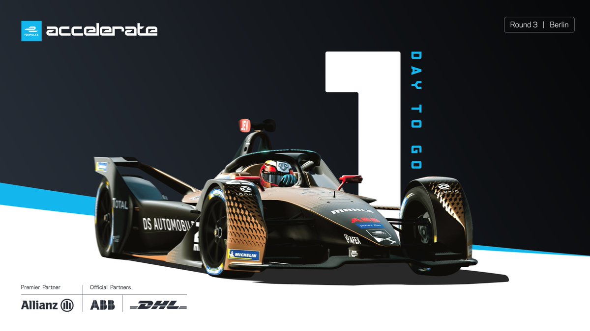 FIAFormulaE's tweet image. TOMORROW! Formula E: Accelerate returns for the third round of the thrilling esports competition.

An ultra-competitive field of sim racers are ready to race again - are you?

#FEAccelerate #Allianz