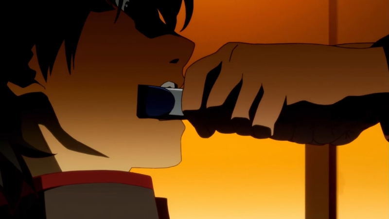 Hitagi's Staple: The title of the Song itself holds a lot of significance in that Hitagi has stapled herself together like patchwork in order to maintain stability, Plus, i love how both Araragi's and Hitagi's relationship started with Hitagi stapling his mouth-