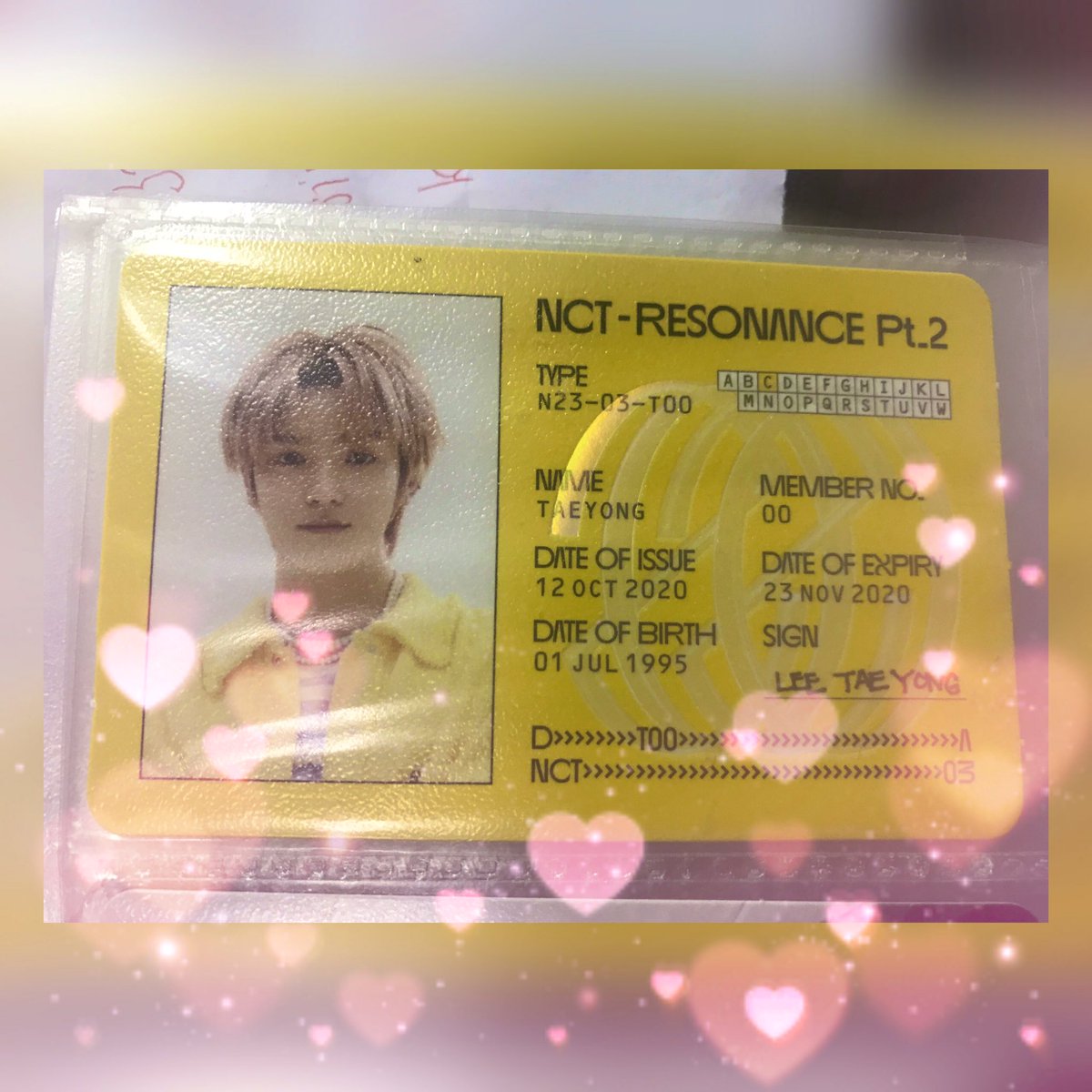 วันนี้วันดีในรอบหลายเดือน น้องแทยงกลับมาแล้ว😊 และเนื่องในโอกาสวันวาเลนไทน์ วันเกิดแจฮยอนน้องชายที่รักที่สุดของพี่แทยง เราจะสุ่มแจก ID การ์ดน้องแทยง 1ใบ (ชิ้นนี้ขอสงวนสิทธิ์เฉพาะฟวลนะคะ) สุ่มแจกวันที่ 14/02/21 ค่ะ💚 #TAEYONG #HappyValentineDay #HappyJaehyunDay  🌹🍠🍑