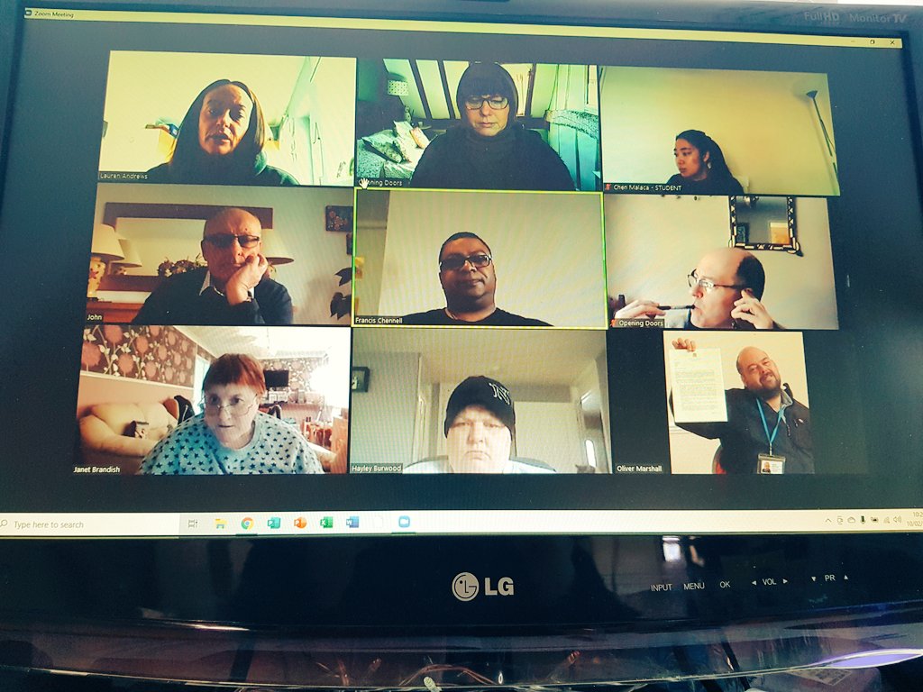 OpeningDoorsLD's tweet photo. Today our Covid Planning Group met. We talked about how people with #learningdisabilities will need to slowly get used to being in groups again when things are better with the virus, about how confusing government updates can be and about our letter to Matt Hancock #ODuserled https://t.co/g4tQWuNOFX