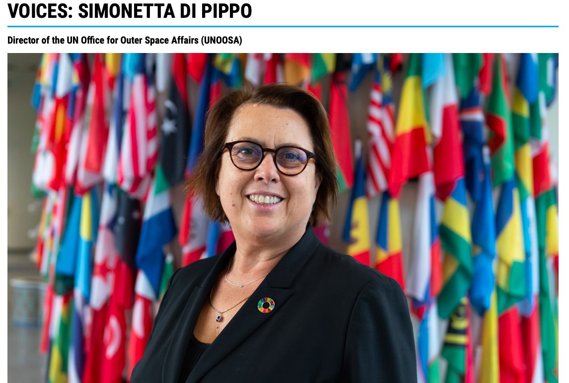 In this interview w @UNODC_PTRS for International Day of Women & Girls in Science tomorrow, @SDiPippo_OOSA talked about how to help more girls & women access education & career paths in #space & #science & our @Space4WomenOOSA programme to achieve this: bit.ly/2NirXFO