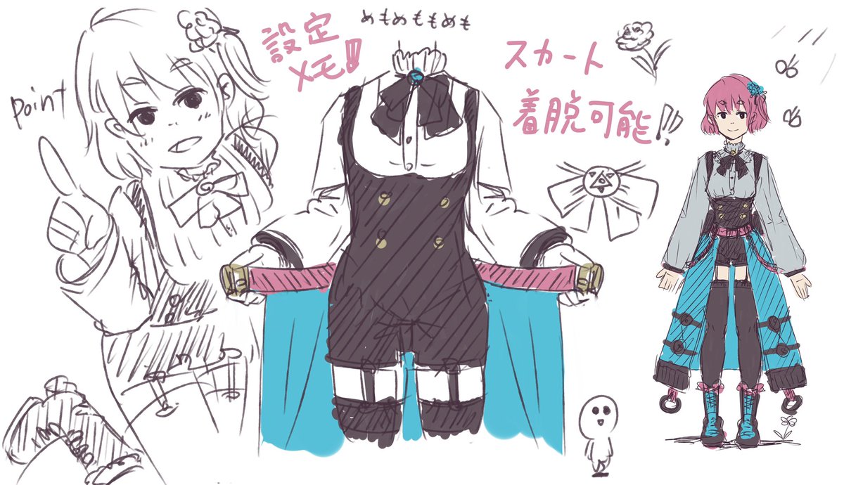 最近フォローした方は知らない過去絵を晒す ほとんど描いてないオリキャラ設定 Re24 のイラスト