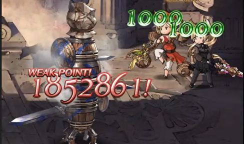 グラブル攻略 Gamewith トロピカルフェアリー4凸検証 水着ティナ武器 奥義 倍率5 0倍 敵に灼熱 1万ダメ 180秒 味方に幻影 1回 刻印 1 スキル1 攻刃 Slv15 18 スキル2 渾身 Slv15 最大5 59 スキル3 メイン時 刻印5時 T終了時 敵全体4