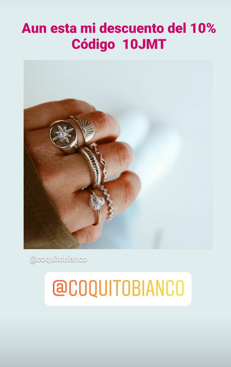 nuria_sj's tweet photo. Aqui os dejo mi codigo de descuento solo hasta esta noche a las 22 horas aprovechate!!!! Date un capricho!!!
https://t.co/zi8IOWKvfY https://t.co/bIHxVSW167