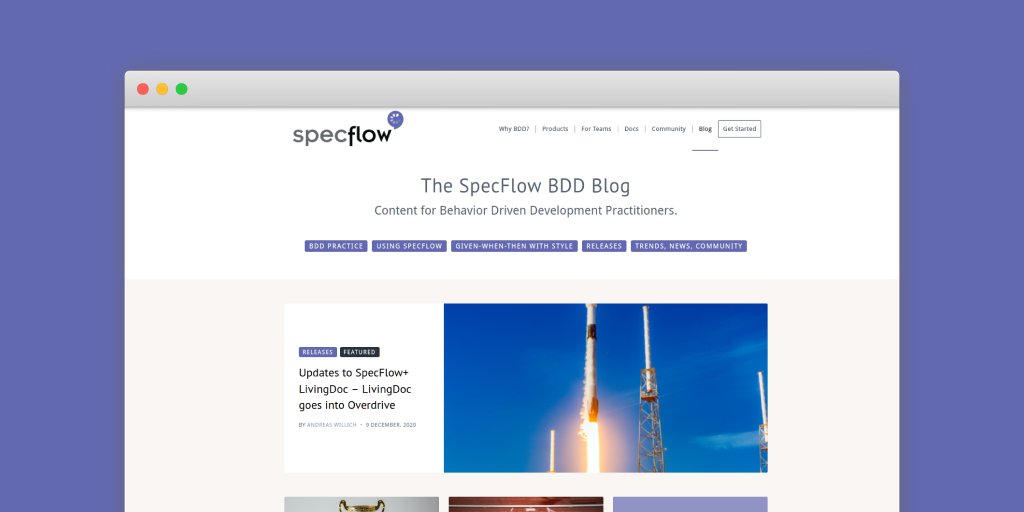 specflow's tweet image. In 2020, we 📈upped our blogging activities.

Here are the top 5 posts from last year ⤵️

[THREAD]

#BehaviorDrivenDevelopment